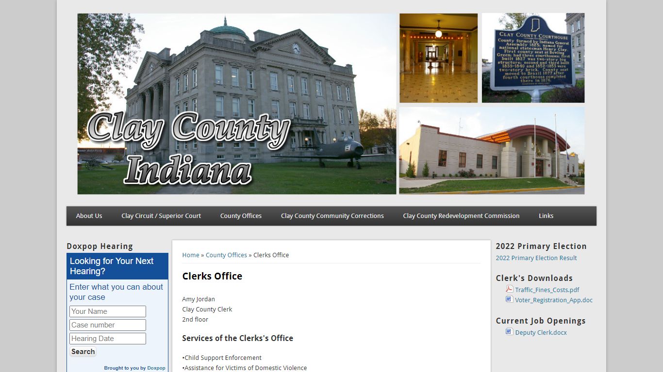 Clerks Office | Clay County Indiana